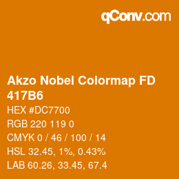 Code couleur: Akzo Nobel Colormap FD - 417B6 | qconv.com