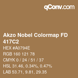 Color code: Akzo Nobel Colormap FD - 417C2 | qconv.com