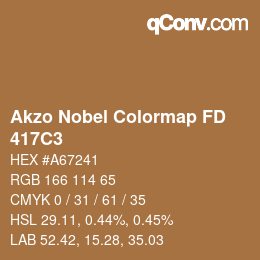 Code couleur: Akzo Nobel Colormap FD - 417C3 | qconv.com