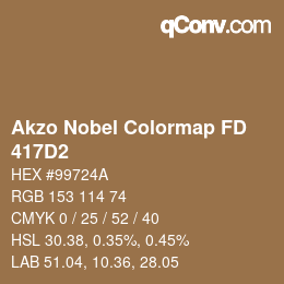 Color code: Akzo Nobel Colormap FD - 417D2 | qconv.com