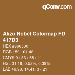 Color code: Akzo Nobel Colormap FD - 417D3 | qconv.com
