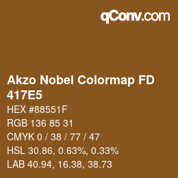 Color code: Akzo Nobel Colormap FD - 417E5 | qconv.com