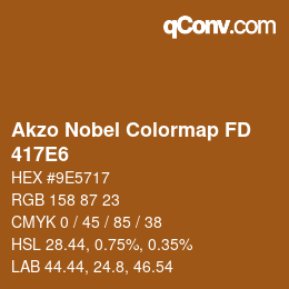Code couleur: Akzo Nobel Colormap FD - 417E6 | qconv.com