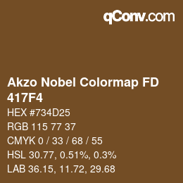 Code couleur: Akzo Nobel Colormap FD - 417F4 | qconv.com