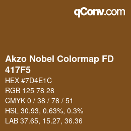 Color code: Akzo Nobel Colormap FD - 417F5 | qconv.com