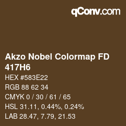 カラーコード: Akzo Nobel Colormap FD - 417H6 | qconv.com