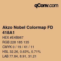 Code couleur: Akzo Nobel Colormap FD - 418A1 | qconv.com