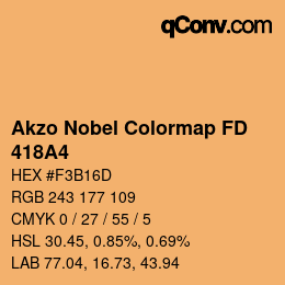 Code couleur: Akzo Nobel Colormap FD - 418A4 | qconv.com