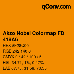 Color code: Akzo Nobel Colormap FD - 418A6 | qconv.com