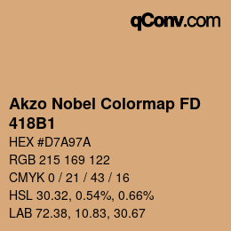 Color code: Akzo Nobel Colormap FD - 418B1 | qconv.com