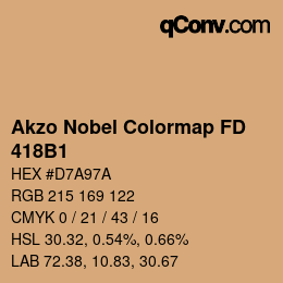 カラーコード: Akzo Nobel Colormap FD - 418B1 | qconv.com