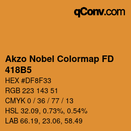 Color code: Akzo Nobel Colormap FD - 418B5 | qconv.com