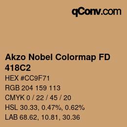 Farbcode: Akzo Nobel Colormap FD - 418C2 | qconv.com
