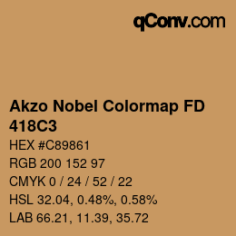 Color code: Akzo Nobel Colormap FD - 418C3 | qconv.com