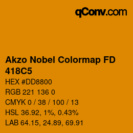 Color code: Akzo Nobel Colormap FD - 418C5 | qconv.com