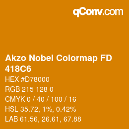 Código de color: Akzo Nobel Colormap FD - 418C6 | qconv.com