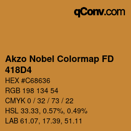 Color code: Akzo Nobel Colormap FD - 418D4 | qconv.com