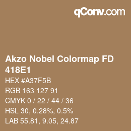 Farbcode: Akzo Nobel Colormap FD - 418E1 | qconv.com