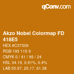 Color code: Akzo Nobel Colormap FD - 418E5 | qconv.com
