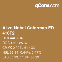 Color code: Akzo Nobel Colormap FD - 418F2 | qconv.com