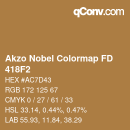 カラーコード: Akzo Nobel Colormap FD - 418F2 | qconv.com