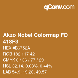 Farbcode: Akzo Nobel Colormap FD - 418F3 | qconv.com