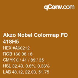 Código de color: Akzo Nobel Colormap FD - 418H5 | qconv.com