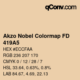 Color code: Akzo Nobel Colormap FD - 419A5 | qconv.com