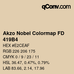 カラーコード: Akzo Nobel Colormap FD - 419B4 | qconv.com