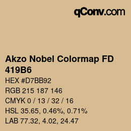 カラーコード: Akzo Nobel Colormap FD - 419B6 | qconv.com