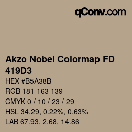 Color code: Akzo Nobel Colormap FD - 419D3 | qconv.com