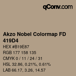 Color code: Akzo Nobel Colormap FD - 419D4 | qconv.com