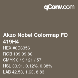 Farbcode: Akzo Nobel Colormap FD - 419H4 | qconv.com