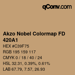 Color code: Akzo Nobel Colormap FD - 420A1 | qconv.com