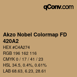 カラーコード: Akzo Nobel Colormap FD - 420A2 | qconv.com
