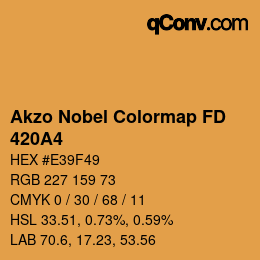 Color code: Akzo Nobel Colormap FD - 420A4 | qconv.com