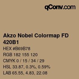 Farbcode: Akzo Nobel Colormap FD - 420B1 | qconv.com