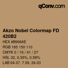 Color code: Akzo Nobel Colormap FD - 420B2 | qconv.com