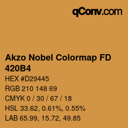 Code couleur: Akzo Nobel Colormap FD - 420B4 | qconv.com