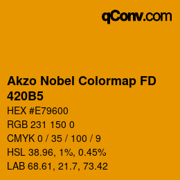 Color code: Akzo Nobel Colormap FD - 420B5 | qconv.com