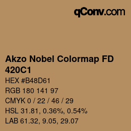 Code couleur: Akzo Nobel Colormap FD - 420C1 | qconv.com