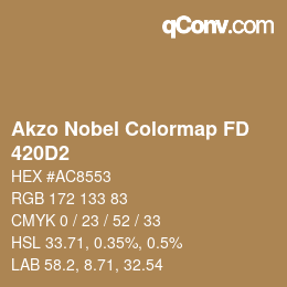 Color code: Akzo Nobel Colormap FD - 420D2 | qconv.com