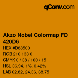Código de color: Akzo Nobel Colormap FD - 420D6 | qconv.com