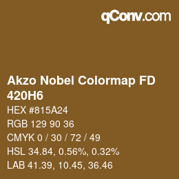 Color code: Akzo Nobel Colormap FD - 420H6 | qconv.com