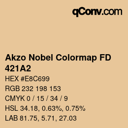 Farbcode: Akzo Nobel Colormap FD - 421A2 | qconv.com