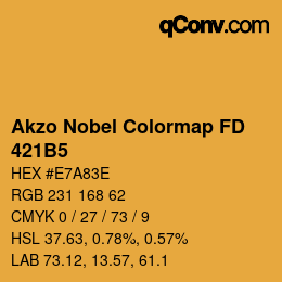 Color code: Akzo Nobel Colormap FD - 421B5 | qconv.com
