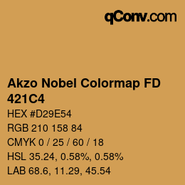 Color code: Akzo Nobel Colormap FD - 421C4 | qconv.com