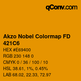 Color code: Akzo Nobel Colormap FD - 421C6 | qconv.com