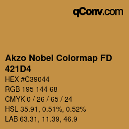Color code: Akzo Nobel Colormap FD - 421D4 | qconv.com