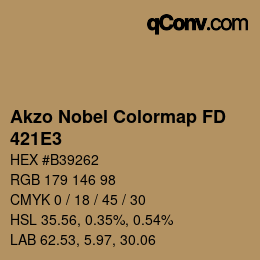 Color code: Akzo Nobel Colormap FD - 421E3 | qconv.com
